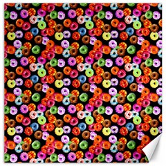 Colorful Yummy Donuts Pattern Canvas 20  X 20   by EDDArt