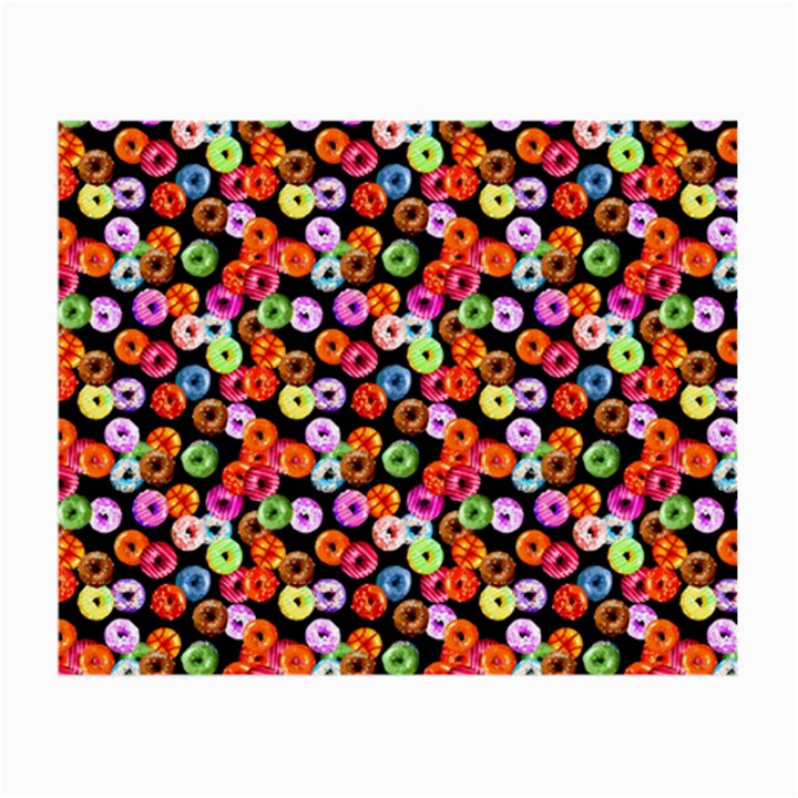 Colorful Yummy Donuts Pattern Small Glasses Cloth (2-Side)