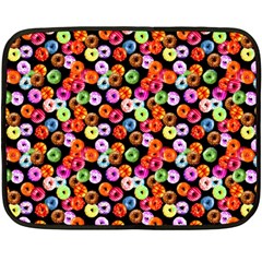 Colorful Yummy Donuts Pattern Double Sided Fleece Blanket (mini)  by EDDArt