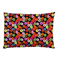 Colorful Yummy Donuts Pattern Pillow Case (two Sides) by EDDArt