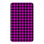 Lumberjack Fabric Pattern Pink Black Memory Card Reader Front