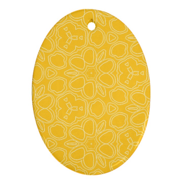 Floral pattern Ornament (Oval)