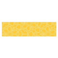 Floral pattern Satin Scarf (Oblong)