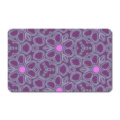 Floral Pattern Magnet (rectangular)