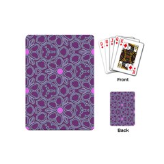 Floral Pattern Playing Cards (mini)  by Valentinaart