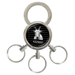 Criminal Goat  3-ring Key Chains by Valentinaart