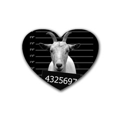 Criminal Goat  Heart Coaster (4 Pack)  by Valentinaart