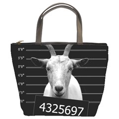 Criminal Goat  Bucket Bags by Valentinaart