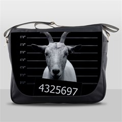 Criminal Goat  Messenger Bags by Valentinaart