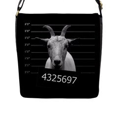 Criminal Goat  Flap Messenger Bag (l)  by Valentinaart