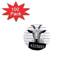 Criminal Goat  1  Mini Magnets (100 Pack)  by Valentinaart