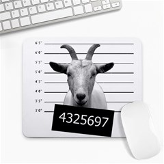 Criminal Goat  Large Mousepads by Valentinaart