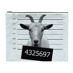 Criminal Goat  Cosmetic Bag (xl) by Valentinaart