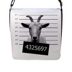 Criminal Goat  Flap Messenger Bag (l)  by Valentinaart