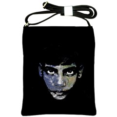 Wild Child  Shoulder Sling Bags by Valentinaart