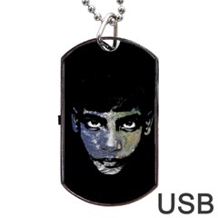 Wild Child  Dog Tag Usb Flash (one Side) by Valentinaart