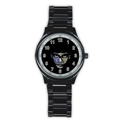 Wild Child  Stainless Steel Round Watch by Valentinaart