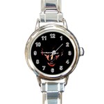 Wild child  Round Italian Charm Watch Front