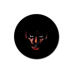 Wild child  Rubber Round Coaster (4 pack) 