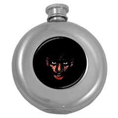 Wild child  Round Hip Flask (5 oz)