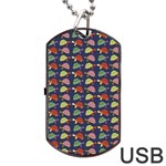 Turtle pattern Dog Tag USB Flash (Two Sides) Front