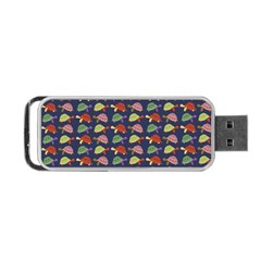 Turtle Pattern Portable Usb Flash (one Side) by Valentinaart