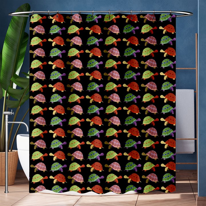 Turtle pattern Shower Curtain 60  x 72  (Medium) 