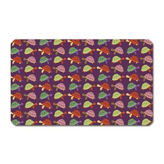 Turtle Pattern Magnet (rectangular) by Valentinaart