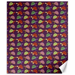 Turtle Pattern Canvas 20  X 24   by Valentinaart