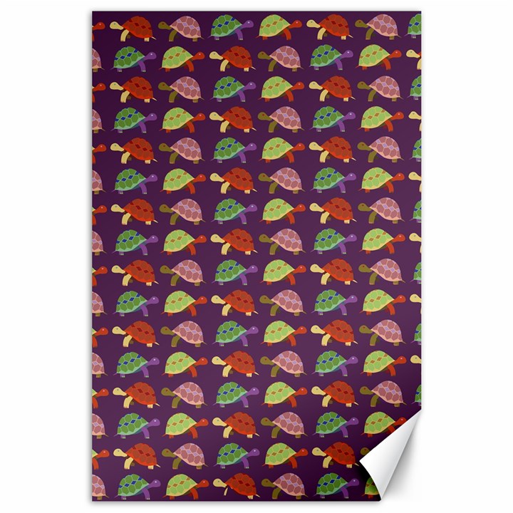 Turtle pattern Canvas 24  x 36 