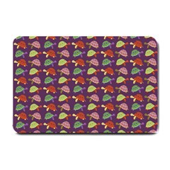 Turtle Pattern Small Doormat  by Valentinaart