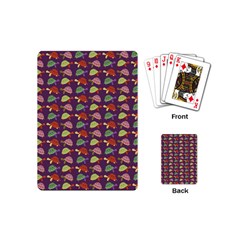 Turtle Pattern Playing Cards (mini)  by Valentinaart