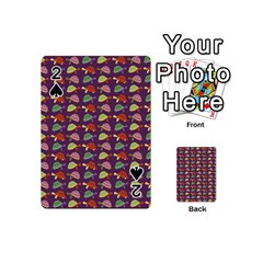 Turtle Pattern Playing Cards 54 (mini)  by Valentinaart