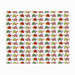 Turtle Pattern Small Glasses Cloth (2-side) by Valentinaart