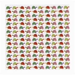 Turtle Pattern Medium Glasses Cloth (2-side) by Valentinaart