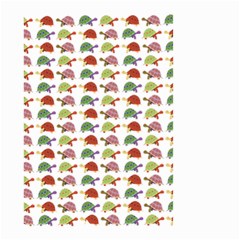 Turtle Pattern Small Garden Flag (two Sides) by Valentinaart