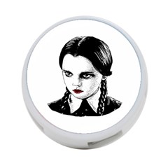 Wednesday Addams 4-Port USB Hub (One Side)