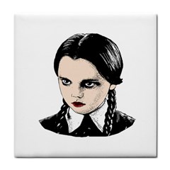 Wednesday Addams Tile Coasters by Valentinaart