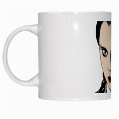 Wednesday Addams White Mugs by Valentinaart