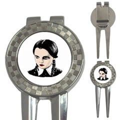 Wednesday Addams 3-in-1 Golf Divots by Valentinaart