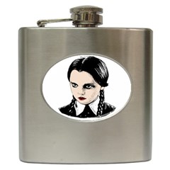 Wednesday Addams Hip Flask (6 Oz) by Valentinaart