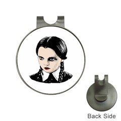 Wednesday Addams Hat Clips With Golf Markers by Valentinaart