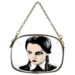 Wednesday Addams Chain Purses (two Sides)  by Valentinaart