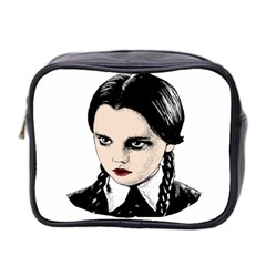 Wednesday Addams Mini Toiletries Bag 2-side by Valentinaart