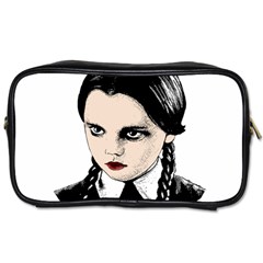 Wednesday Addams Toiletries Bags 2-side by Valentinaart