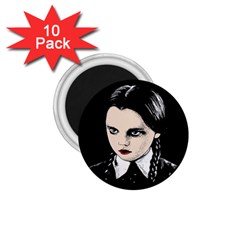 Wednesday Addams 1 75  Magnets (10 Pack)  by Valentinaart