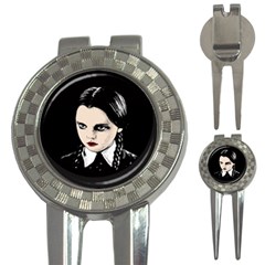 Wednesday Addams 3-in-1 Golf Divots by Valentinaart