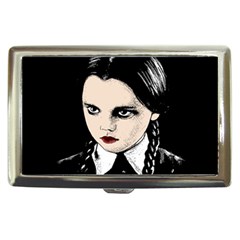 Wednesday Addams Cigarette Money Cases by Valentinaart