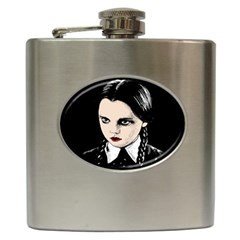 Wednesday Addams Hip Flask (6 Oz) by Valentinaart