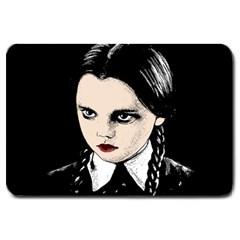 Wednesday Addams Large Doormat  by Valentinaart